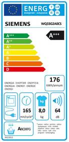 Set výrobků Siemens WG44G2F0CS + WQ33G2A0CS 
