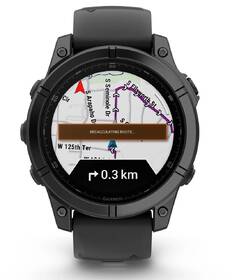 Chytré hodinky Garmin fenix E 47 mm - Slate Gray / Black Silicone Band + Topo Czech PRO voucher 
