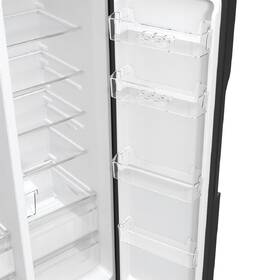 Americká lednice Gorenje NRR9185ESBXL černá barva
