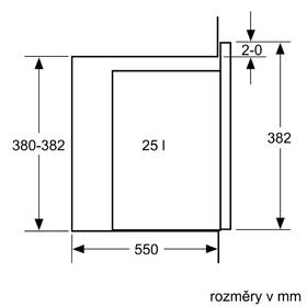 Mikrovlnná trouba Bosch BFL550MS0 černá barva
