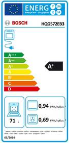 Trouba Bosch HQG572EB3 pyrolýza černá barva
