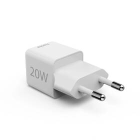 Nabíječka do sítě Hama USB-C PD/QC 20 W bílá barva
