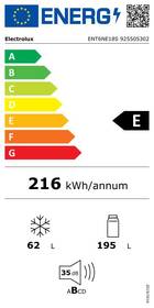 Chladnička s mrazničkou Electrolux ENT6NE18S bílá barva
