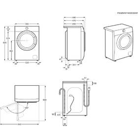 Pračka Electrolux EW6SN427BI bílá barva
