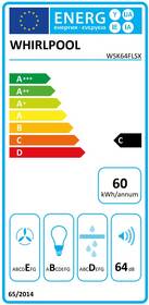 Odsavač par Whirlpool WSK 64 FLS X nerez
