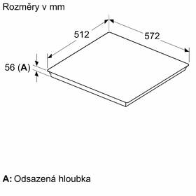 Indukční varná deska Siemens EH601HFB1E černá barva
