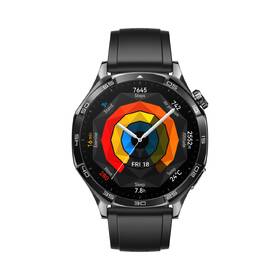 Chytré hodinky Huawei Watch GT 5 46 mm Active - Black + Black Fluoroelastomer Strap 
