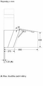 Odsavač par Bosch DWK91LT20 bílá barva
