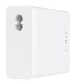 Nabíječka do sítě FIXED Charging Station, 2xUSB-C 1xUSB-A, GaN, PD 3.1, 140W bílá barva
