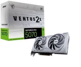 Grafická karta MSI GeForce RTX 5070 12G VENTUS 2X OC WHITE 
