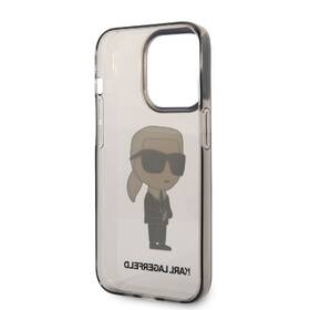 Kryt na mobil Karl Lagerfeld IML Ikonik NFT na Apple iPhone 14 Pro černá barva
