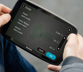 Navigační systém GPS Tomtom GO Professional 6 černá barva
