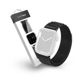 Řemínek RhinoTech Ultra Alpine Loop na Apple Watch 42/44/45/49 mm černá barva
