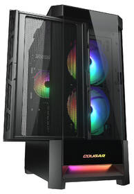 Case Cougar DUOFACE RGB černá barva
