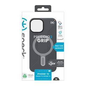 Kryt na mobil Speck Presidio2 Grip na Apple iPhone 13/14/15 šedá barva
