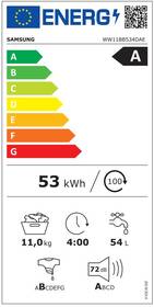 Set výrobků Samsung WW11BB534DAES7 + DV90BB5245AES7 
