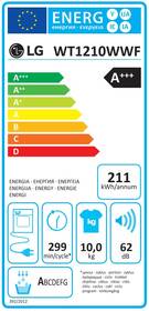 Prací věž LG WT1210WWF bílá barva
