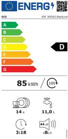 Myčka nádobí ECG EDF 300363 
