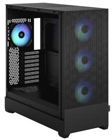 Case FRACTAL DESIGN RGB Tempered Glass Clear Tint černá barva
