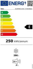 Mraznička Beko B1RMFNE314W1 bílá barva
