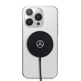 Bezdrátová nabíječka Mercedes 15W, USB-C, 1m černá barva
