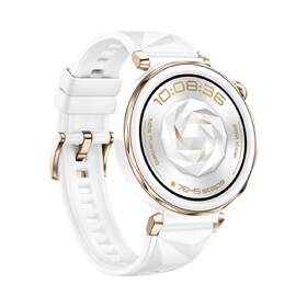 Chytré hodinky Huawei Watch GT 5 Pro 42 mm - White + White Fluoroelastomer Strap 
