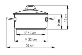 Kastrol s poklicí Kolimax 22 cm - 3,0  l 
