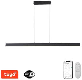 Závěsné svítidlo IMMAX NEO LITE TRIANGOLO SMART 125cm 28W s BEACON, Wi-Fi, TUYA černá barva
