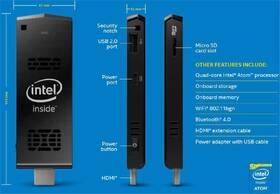 PC mini Intel Compute Stick Linux 
