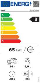 Podstavná myčka nádobí Bosch SMU4EVS08E EfficientDry 
