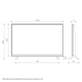 Televize KIVI 65U730QB 
