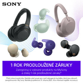 Sluchátka Sony WF-1000XM5 černá barva
