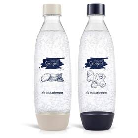 Láhev SodaStream FUSE Ginger 2x 1 l černá barva
