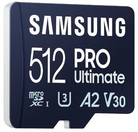 Paměťová karta Samsung 512GB UHS-I U3 (200R/130W) + SD adaptér 
