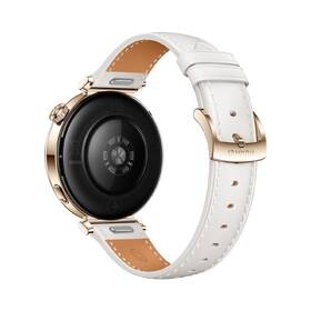 Chytré hodinky Huawei Watch GT 5 41 mm - Gold + White Composite Leather Strap 
