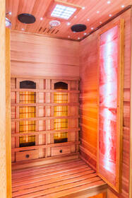 Infrasauna Belatrix Cedr Superior 1 Exclusive dřevo
