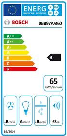 Odsavač par Bosch DBB97AM60 černá barva
