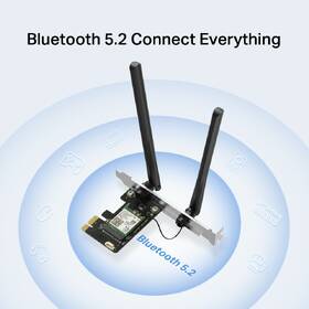 Wi-Fi adaptér Mercusys MA80XE, Wi-Fi 6 AX3000, Bluetooth 
