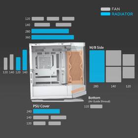 Case Cougar FV270 bílá barva
