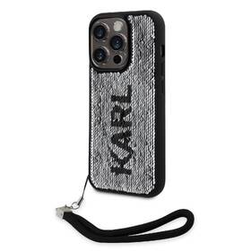 Kryt na mobil Karl Lagerfeld Sequins Reversible na Apple iPhone 13 Pro Max černá barva
