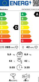 Pračka se sušičkou Electrolux EW7W2682C bílá barva
