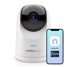 IP kamera Niceboy ION Guardian N2 FullHD Wi-Fi bílá barva
