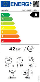 Pračka Electrolux EW7F248ABC bílá barva
