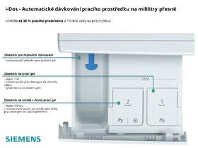 Pračka Siemens WG56B2A2CS AquaStop bílá barva
