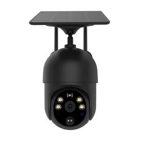 IP kamera IMMAX NEO LITE SMART Security SUN 4G, solární, IP65, HD, PIR čidlo, micro USB, outdoor, TUYA černá barva
