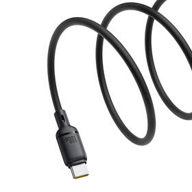 Kabel Baseus Silky USB-C/USB-C, 100W, 1m černá barva
