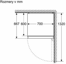 Chladnička s mrazničkou Bosch KGN492LDF kov
