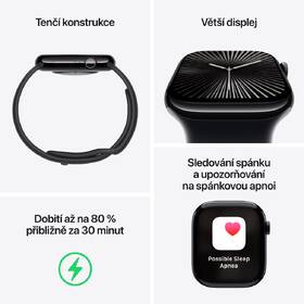 Chytré hodinky Apple GPS + Cellular 46mm pouzdro z přírodního titanu - přírodní milánský tah - S/M 
