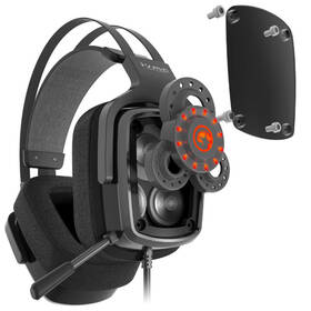 Headset Marvo HG9046, True 7.1 černá barva
