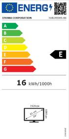 Monitor IIYAMA ProLite XUB2493HS-B6 černá barva
